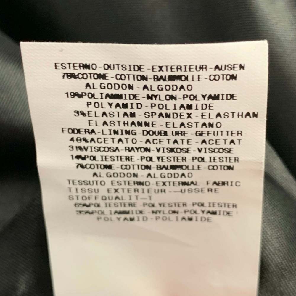 JUST CAVALLI Black Cotton Blend Single Breasted Tuxedo - Picture 12 of 16